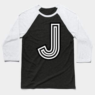 Letter J Baseball T-Shirt